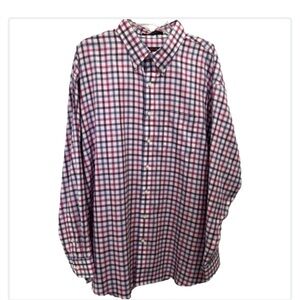 Overton Button Down 100% Cotton Wrinkle-Free LS Shirt XXL